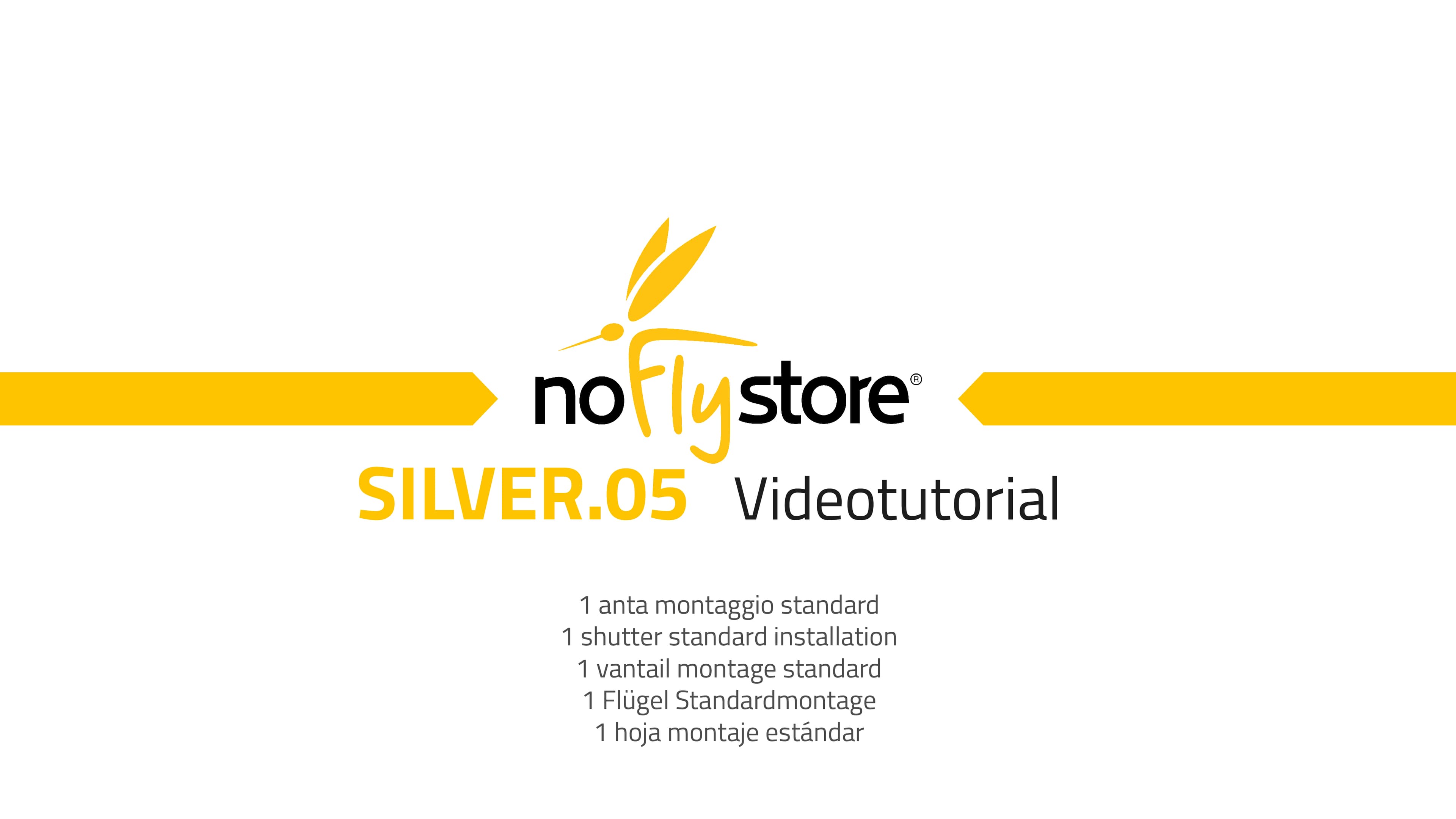 SILVER.05. Roller Door Fly Screen with Slim Bottom Rail